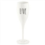 CHEERS Love, Champagneglas med print 6-pack 100ml