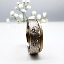 Misty Forest "Maple" Ring - Silver