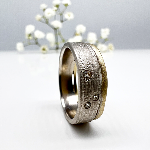 Misty Forest "Maple" Ring - Silver