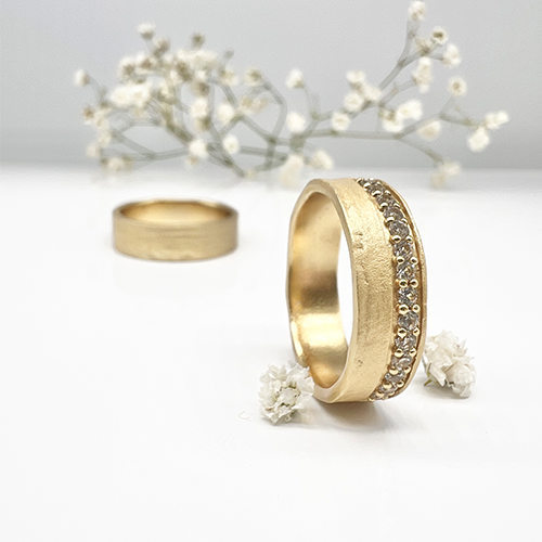 Misty Forest "Crown" Ring - Förgyllt med 14K Guld