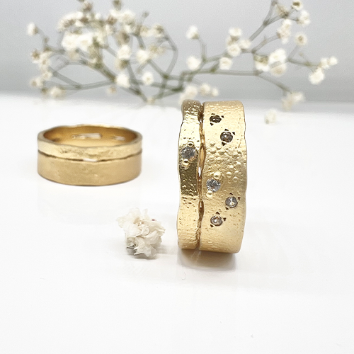 Misty Forest "Universe" Ring - Förgyllt med 14K Guld