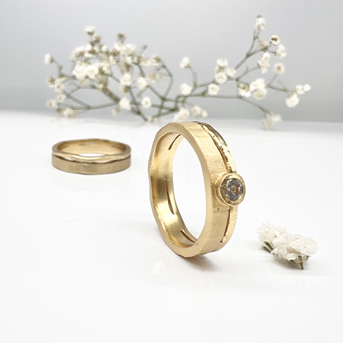 Misty Forest "Source" Ring - Förgyllt med 14K Guld