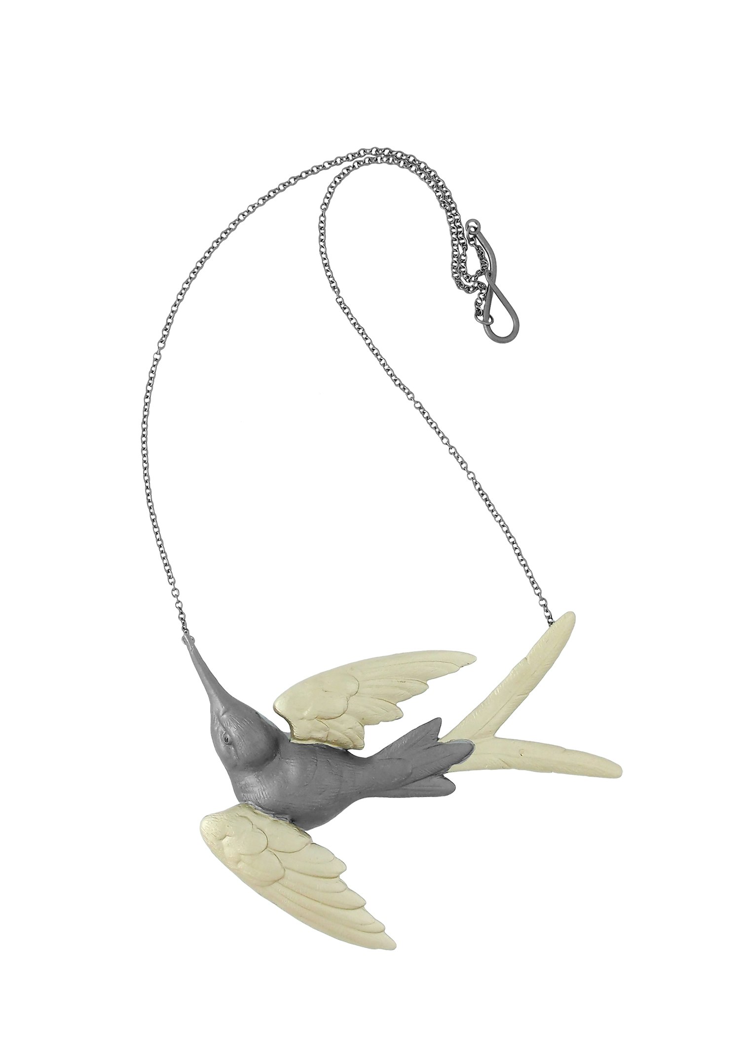 Fluttering Swallow Halsband - Brons