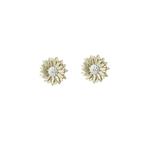 Lakeside Sunflower Earring - Silver