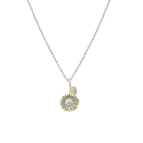 Moulin Rouge Sunflower Halsband - Silver