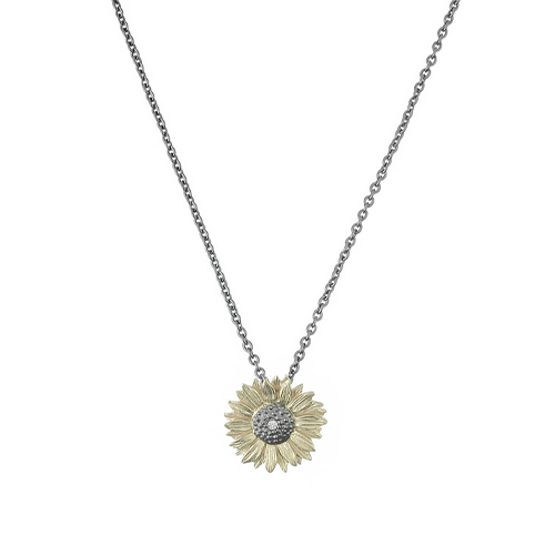 Ms. Mars Sunflower Necklace - Bronze