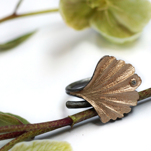 Nagoya Ginkgo Ring - Bronze