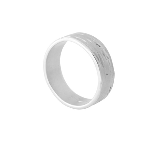 Misty Forest Jupiter Mens Ring- Silver