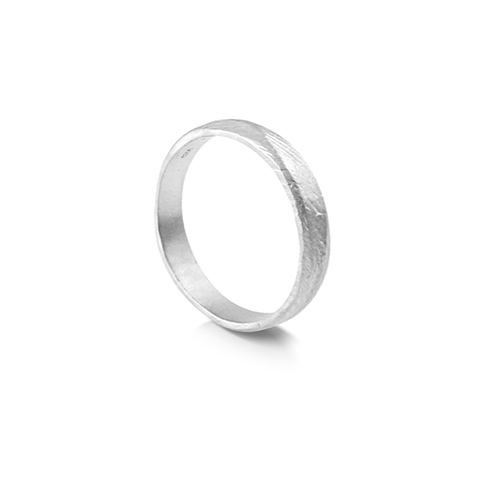 Misty Forest Louie Mens Ring- Silver