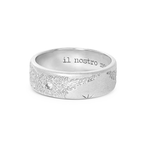 Misty Forest World Ring - Silver