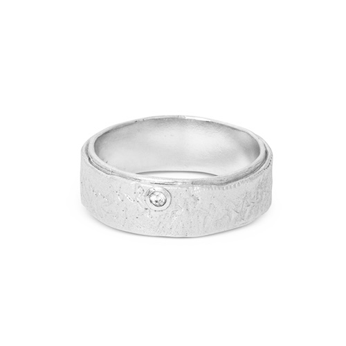 Misty Forest Azure Ring - Silver