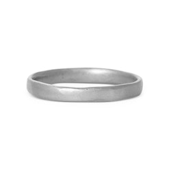Misty Forest Plain Ring - Silber