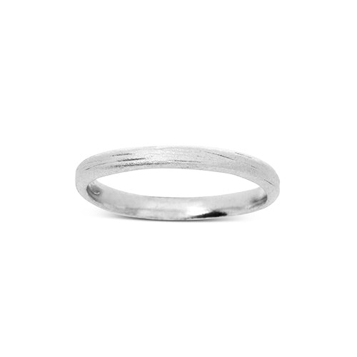 Misty Forest Silk Ring- Silver
