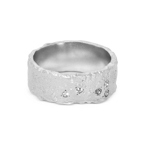 Misty Forest Starshine Ring - Silver