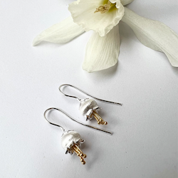 Lily of the valley Earrings - Silver/Gold