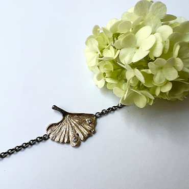 Osaka Ginkgo Armband - Brons/Guld