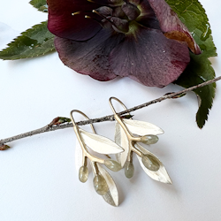 Patmos Olive Earring - Silver