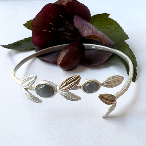 Ios Olive Bracelet - Silver