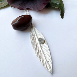 Halkidiki Olive Halskette - Silber