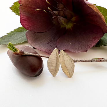 Olive Leaf Earrings, örhängen brons / guld