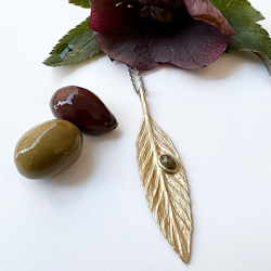 Halkidiki Olive Necklace - Bronze