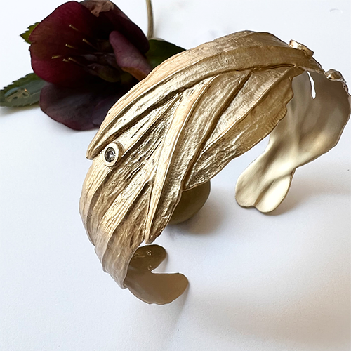 Naxos Olive Armband - Brons/Guld