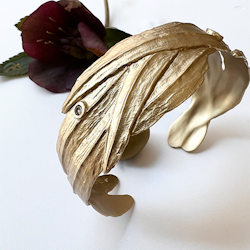 Naxos Olive Armband - Brons/Guld