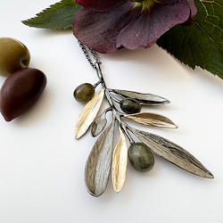 Zakynthos Olive Necklace - Bronze