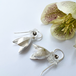 Mother´s Day Tulips Earrings - Silver