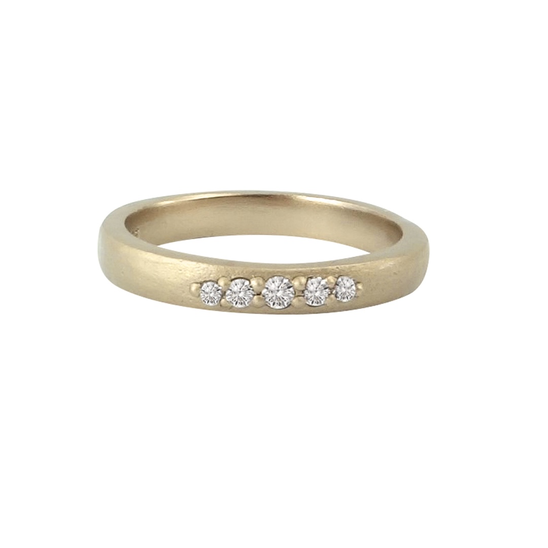 Misty Forest Water Ring - 14K Gold