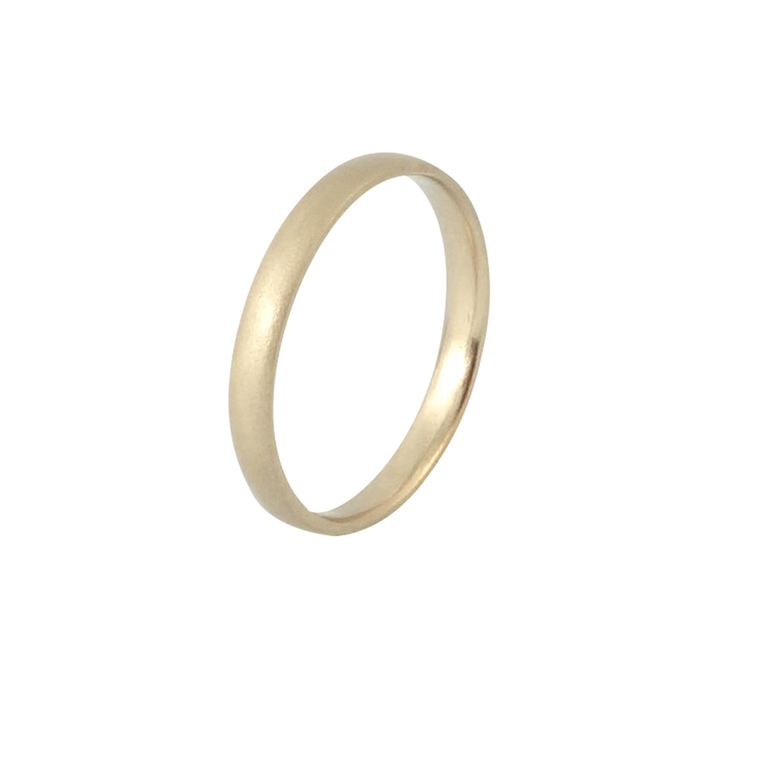 Misty Forest Plain Ring – 14 Karat Gold