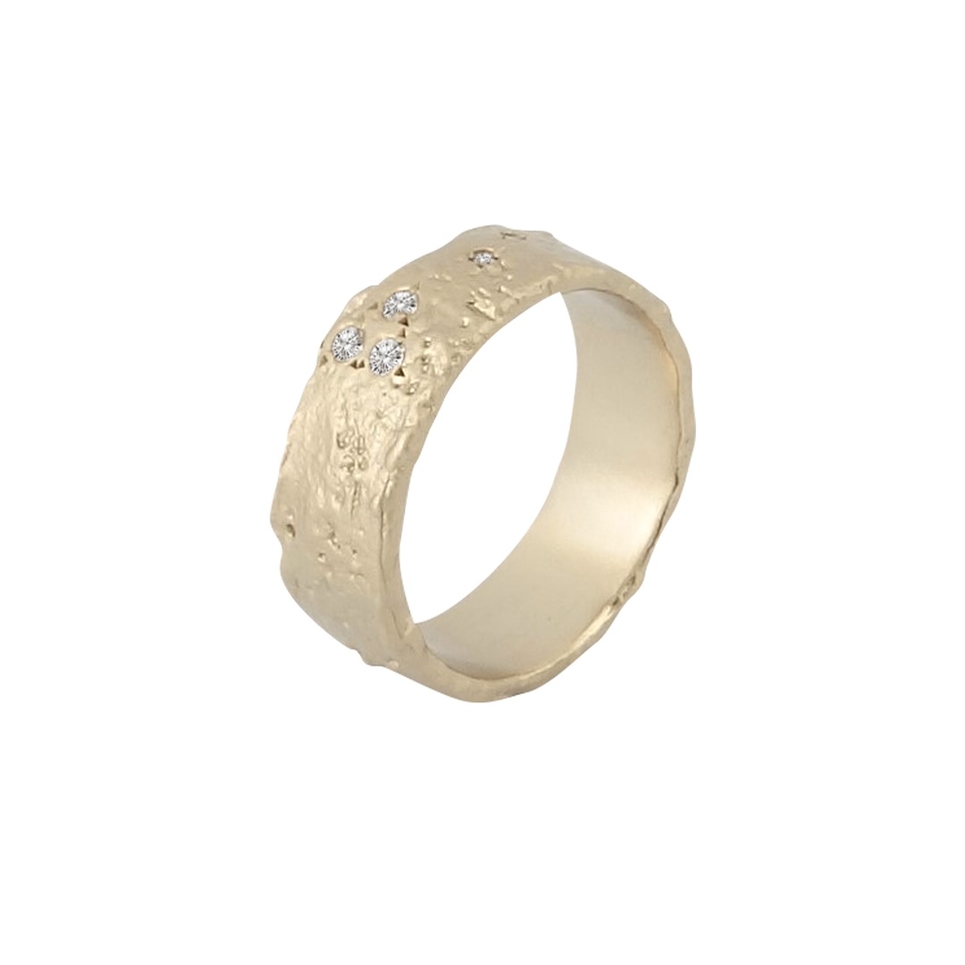 Misty Forest Starshine Ring – 14 Karat Gold