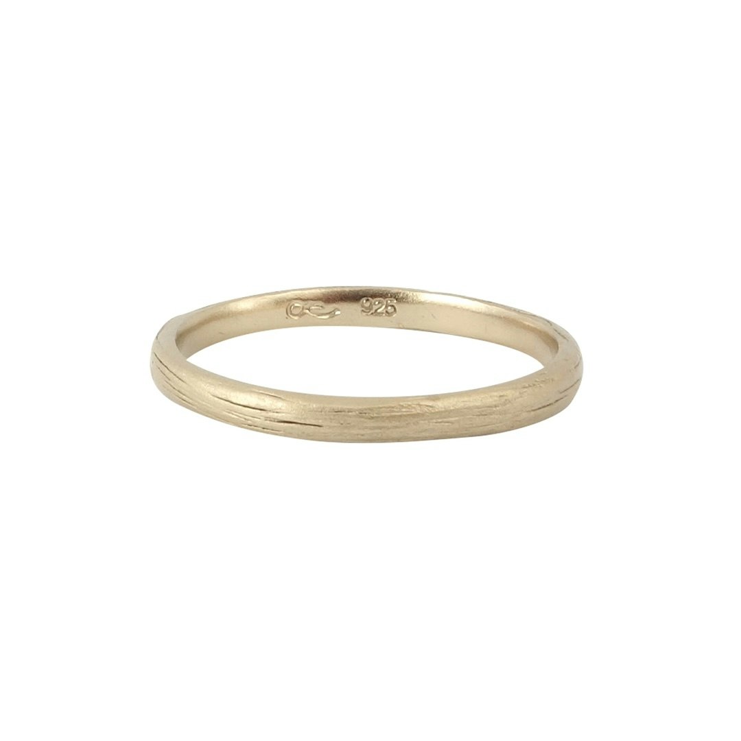 Misty Forest "Mars" Mens Ring - Förgyllt med 14K Guld