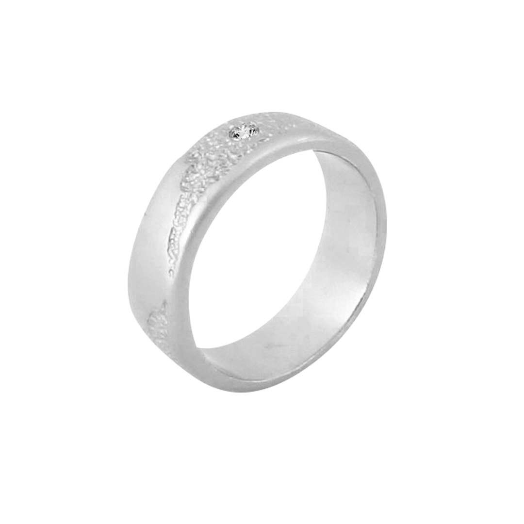 Misty Forest World Ring - 18K White Gold with Rhodium