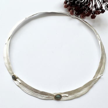 Kos Olive Necklace - Silver