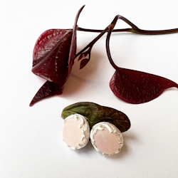 Miyama Sakura Earrings - Silver