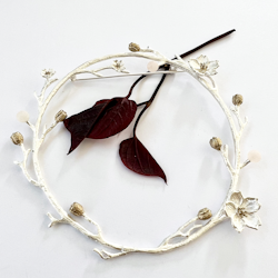 Kanzan Sakura Brosch Hairpin - Silver