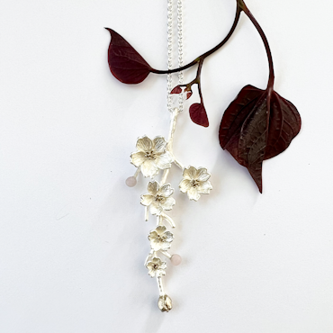 Somei Sakura Necklace - Silver