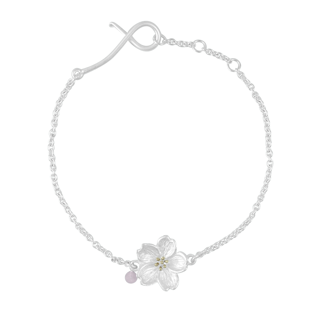 Yoshino Sakura Armband - Silver