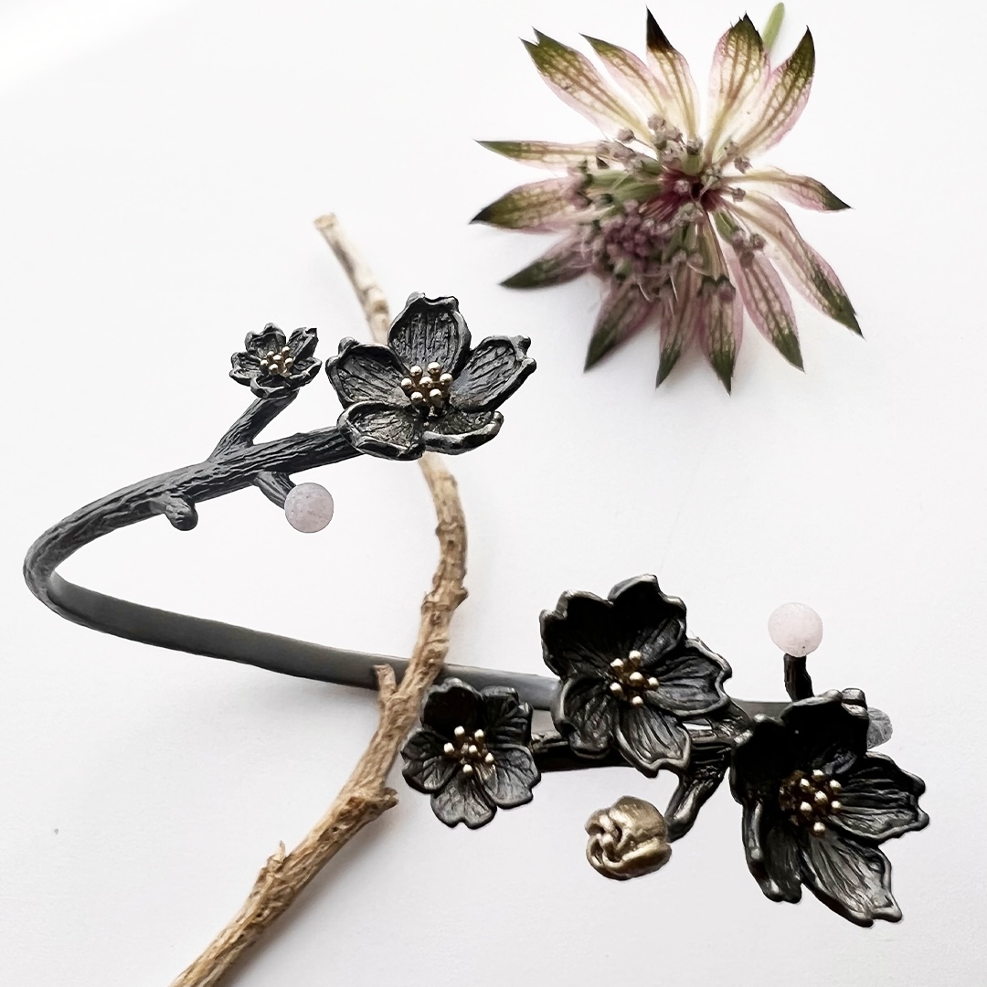 Jindai Sakura Armband - Brons/Guld