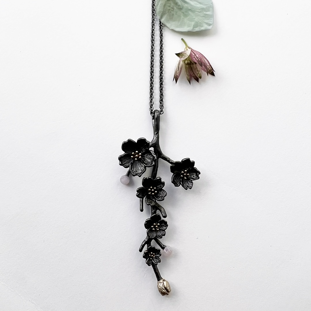 Somei Sakura Necklace - Bronze