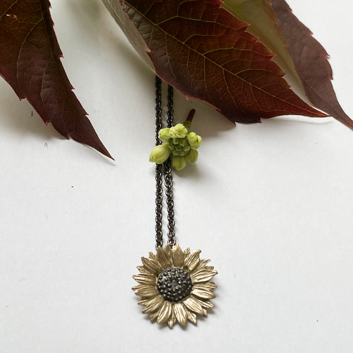 Ms. Mars Sunflower Halskette - Bronze