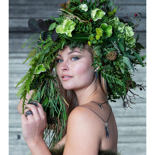 Maidenhair Fern Ring - Brons/Guld