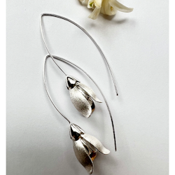 Snödroppar Earrings - Silver