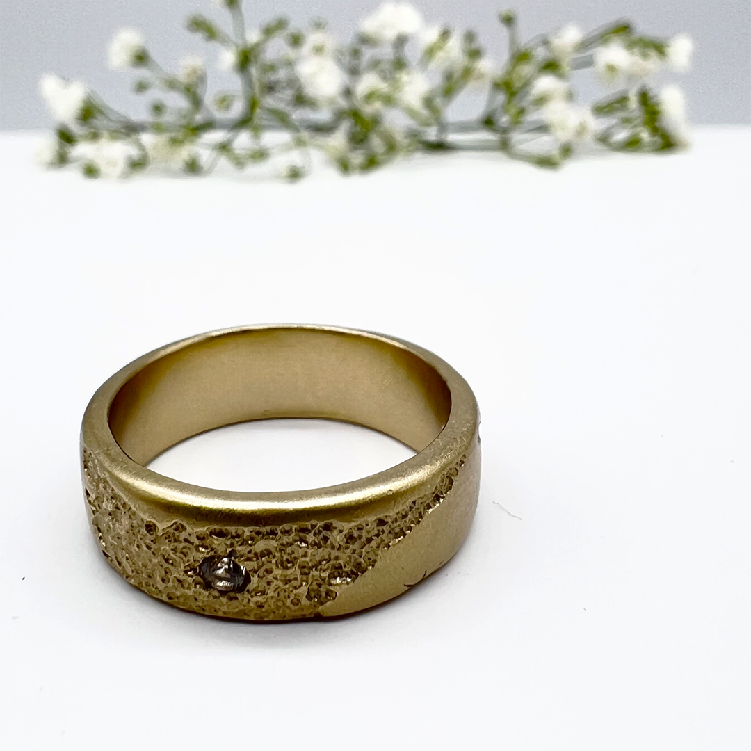 Misty Forest "World" Ring - Förgyllt med 14K Guld