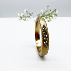 Misty Forest "Water" Ring - 14K guld