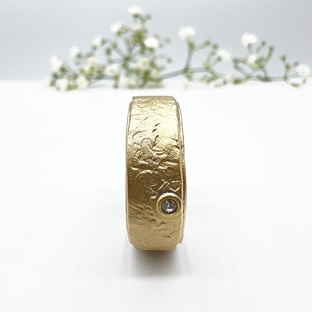 Misty Forest "Azure" Ring - 14K guld