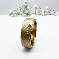 Misty Forest Azure Ring - 14K Gold