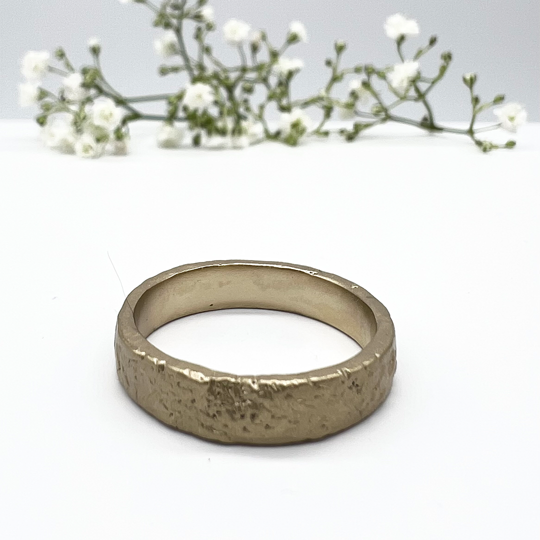 Misty Forest "Jules" Mens Ring - Förgyllt med 14K Guld