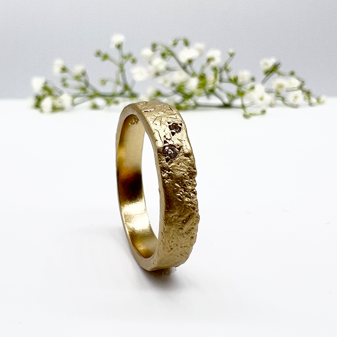 Misty Forest Twinkle Ring - 14K Gold
